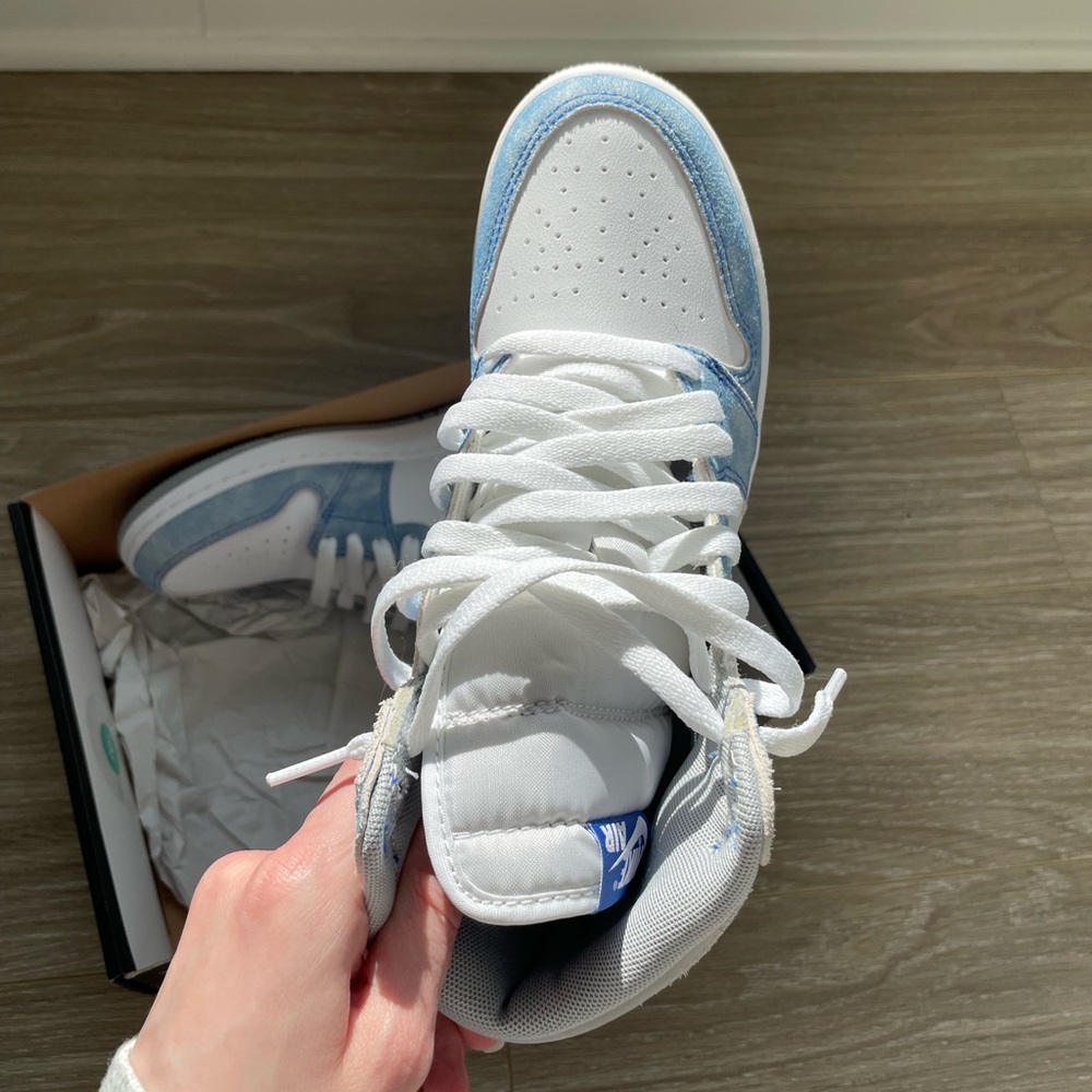 Air Jordan 1 Retro High OG GS ‘Hyper Royal’ Sz 6Y EUC like New - Picture 7 of 16